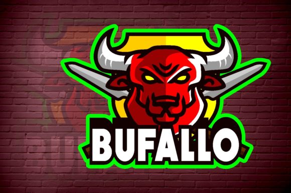 Buffalo Shield E-Sport Logo: A Perfect Gaming Emblem
