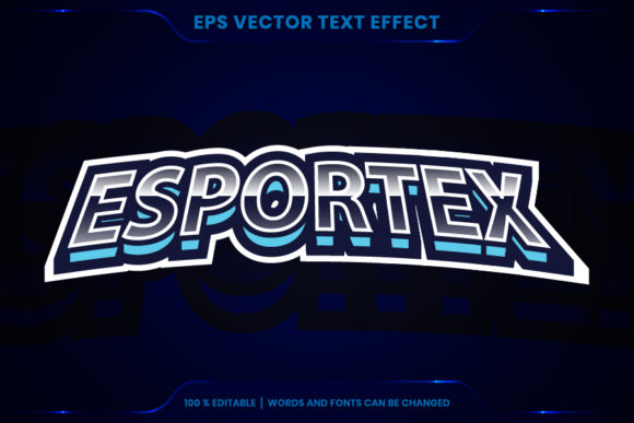 Editable Text Effect - Esportex Text