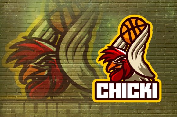 Enhance Your Gaming Brand with the Chicken E-Sport Logo Graphic Vector
