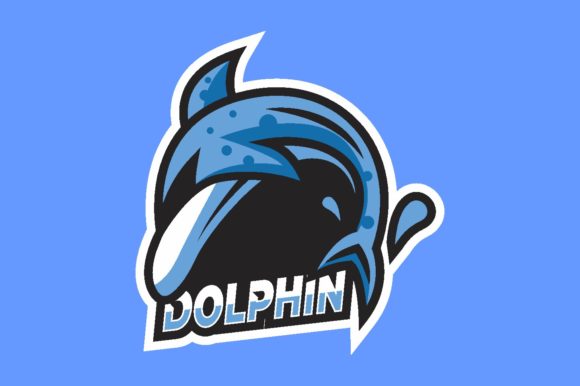 Explore the Versatility of Dolphin Illustration Logo Graphic for Your Gaming Brand