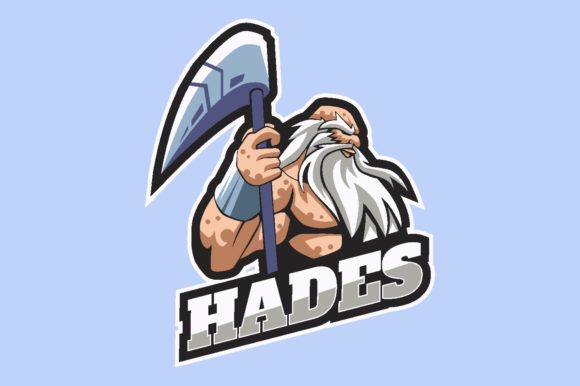 Hades Logo: Perfect for Gaming and E-sport Brands