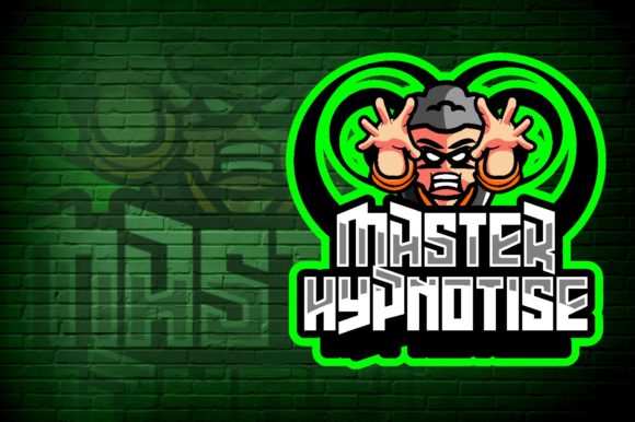 Hypnotize E-Sport Logo Graphic: A Versatile Design for Your Gaming Brand