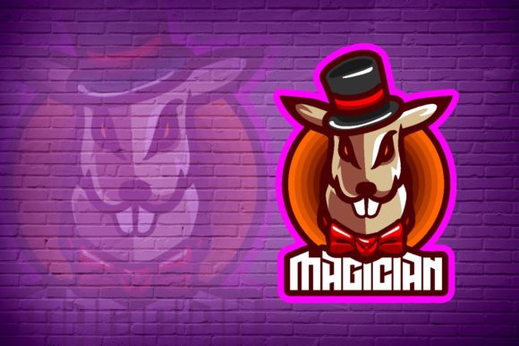 Magician Rabbit E-Sport Logo for Gaming Teams