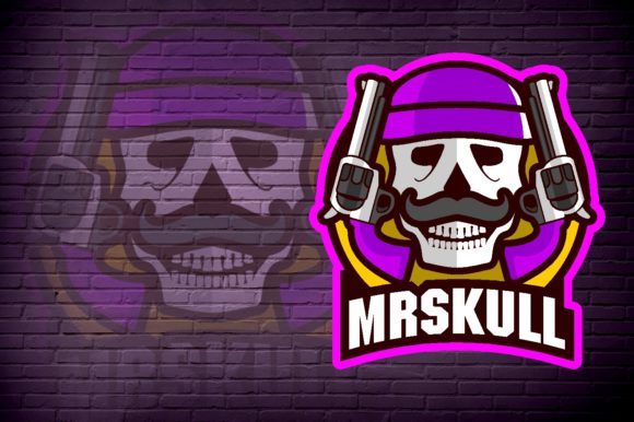 Mr Skull E-Sport Logo: Perfect for Your Gaming Brand