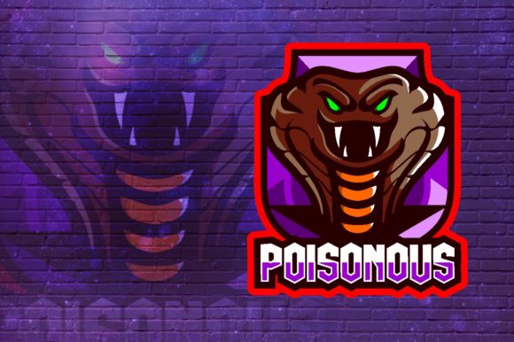 Poisonous E-Sport Logo Graphic Vector: A Versatile and High-Quality Design Solution