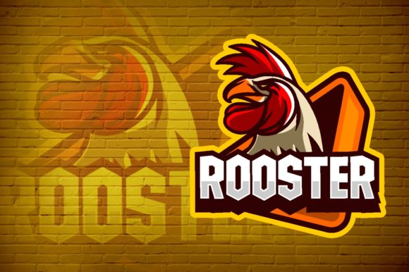 Rooster E-Sport Logo: Perfect for Your Gaming Brand