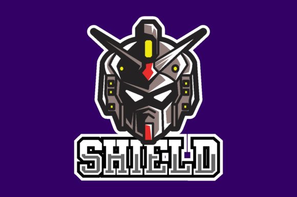 Shield Illustration Logo Graphic Vector: A Versatile Design for Gaming and E-sport Brands