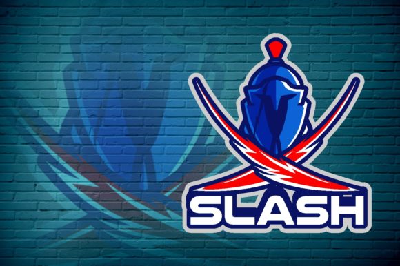 Slash Soldier E-Sport Logo Graphic: A Versatile Design for Your Gaming Brand
