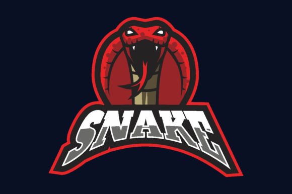 Snake Illustration Logo: Perfect for Gaming Brands