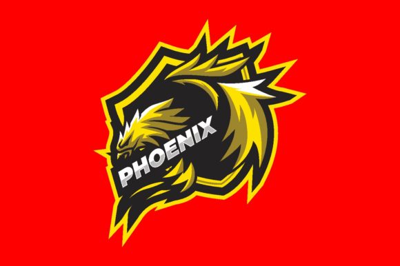 Unleash Creativity with the Phoenix Illustration Logo Graphic Vector