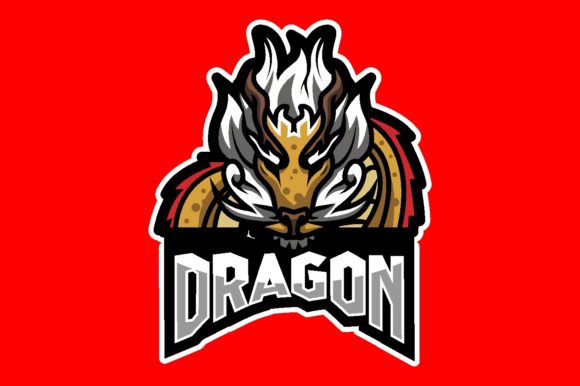 Unleash Your Brand with Dragon Illustration Logo
