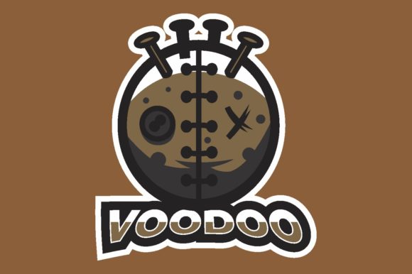 Voodoo Illustration Logo for Gaming Teams