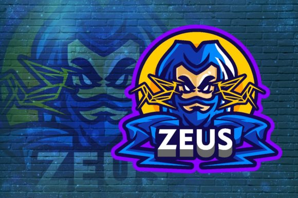 Zeus E-Sport Logo for Your Gaming Brand